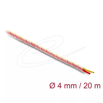   Delock Spirál tömlő szilikon 4 mm átmérő, 20 m, átlátszó (19012)