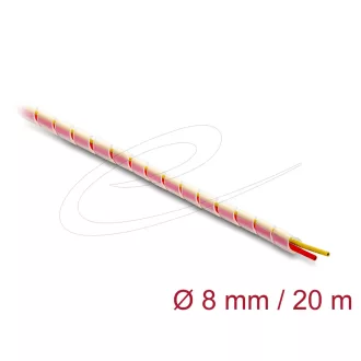   Delock Spirál tömlő szilikon 8 mm átmérő, 20 m, átlátszó (19016)