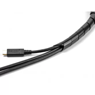 Delock Spirál flexibilis tömlő 2 m x 14 mm fekete (19022)