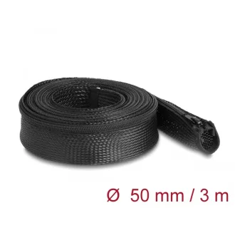   Delock Befont karmantyú zipzáras szorítóval hőállóság egészen 3 m x 50 mm-es fekete (19172)