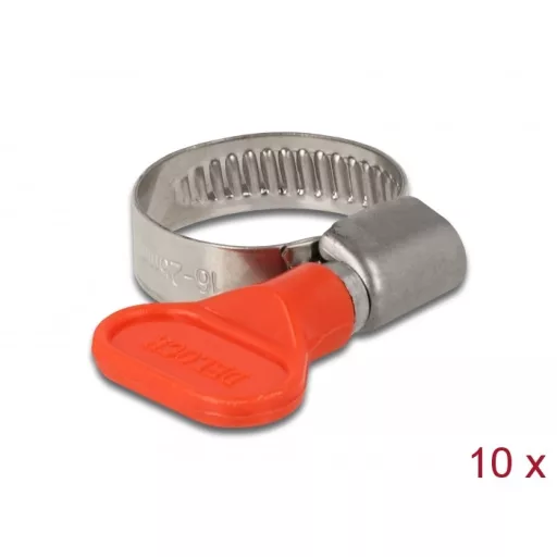 Delock Pillangó tömlő bilincs 16 - 25 mm 10 db. (19435)