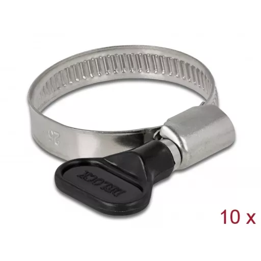 Delock Pillangó tömlő bilincs 25 - 40 mm 10 db. (19447)