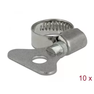  Delock Pillangó tömlő bilincs 13 - 19 mm 10 db. fém (19572)