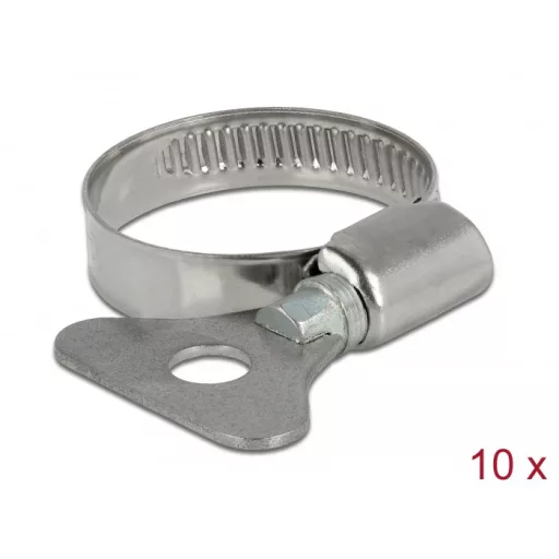 Delock Pillangó tömlő bilincs 22 - 32 mm 10 db. fém (19578)