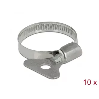   Delock Pillangó tömlő bilincs 25 - 40 mm 10 db. fém (19579)