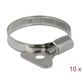   Delock Pillangó tömlő bilincs 32 - 50 mm 10 db. fém (19580)