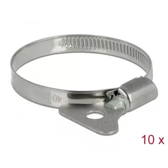   Delock Pillangó tömlő bilincs 40 - 60 mm 10 db. fém (19581)