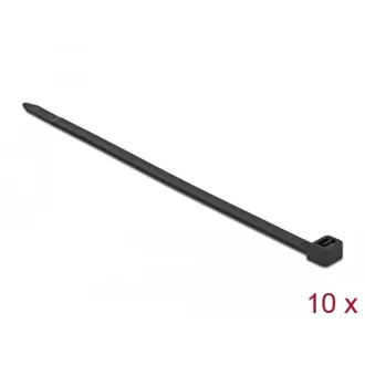   Delock Kábelkötegelő 800 x 8,8 mm (H x Sz), 10 darab fekete (19644)