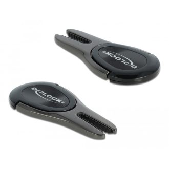   Delock Mini, 4 az 1-ben, antracit univerzális mobiltelefon tartó (20675)