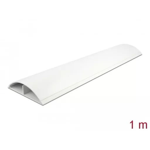 Delock Kábelcsatorna 119 x 26 mm - hossza 1 m, fehér (20708)