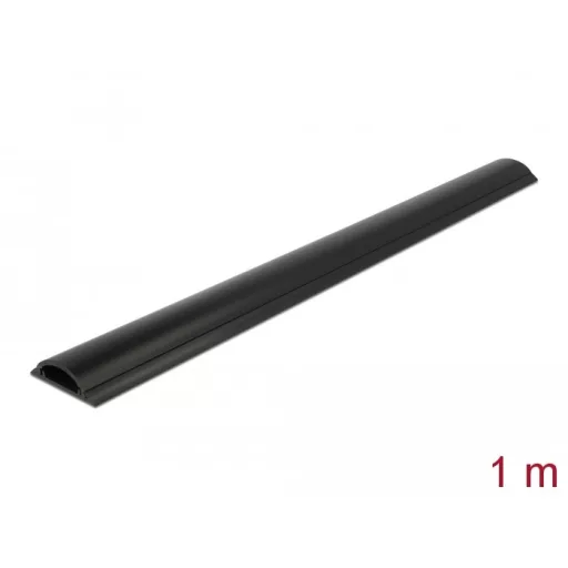 Delock Kábelcsatorna 50 x 12 mm - hossza 1 m, fekete (20710)