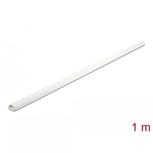 Delock Mini kábelcsatorna önzáró 15 x 11 mm - hossza 1 m fehér (20719)