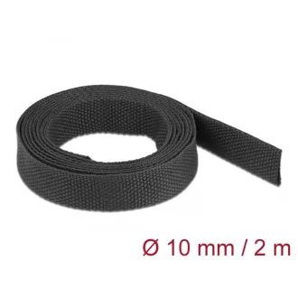   Delock Anyag hőre zsugorodó cső 2 m x 10 mm szugorodási arány 2:1 fekete (20792)