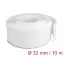 Delock Fonott kábelharisnya tépőzárral 10 m x 32 mm fehér (20820)