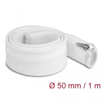   Delock Befont karmantyú zipzáras szorítóval hőállóság egészen 1 m x 50 mm-es fehér (20823)