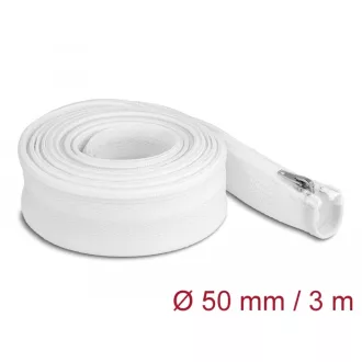   Delock Befont karmantyú zipzáras szorítóval hőállóság egészen 3 m x 50 mm-es fehér (20835)