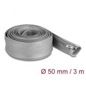   Delock Befont karmantyú zipzáras szorítóval hőállóság egészen 3 m x 50 mm-es szürke (20838)