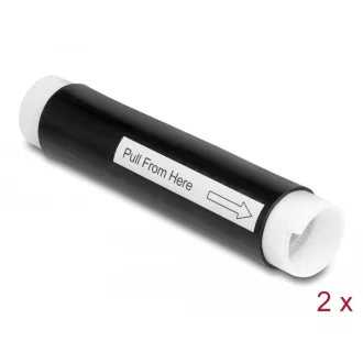   Delock hidegen zsugorodó cső 25 mm x 130 mm 2 db fekete (20858)