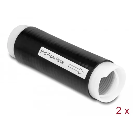 Delock hidegen zsugorodó cső 35 mm x 130 mm 2 db fekete (20861)