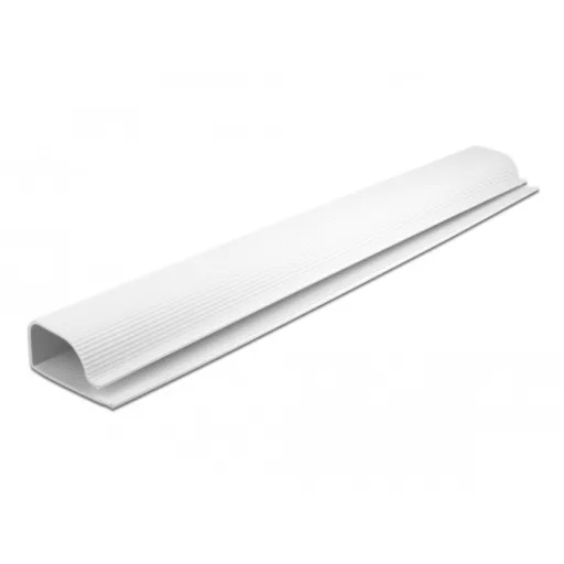 Delock Asztalalatti kábelcsatorna 57 x 25 mm foglalatú és 400 mm hosszú, 2 db. fehér (20884)