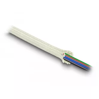   Delock Fonott öv nomex szálakból 2 m x 10 mm fehér (20893)