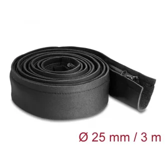  Delock Kábelbújtató neoprén hajlékony zipzárral 3 m x 100 mm fekete színű (20914)