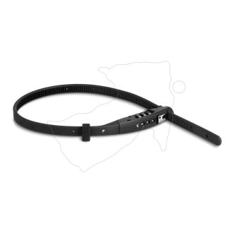   Navilock Univerzális Biztonsági Kábelkötő számkombinációs zárral   Hossza 410 x Szélessége 10 mm fekete (20930)