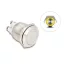 Delock Nyomógomb beszereléshez 19 mm 4 db. csavarhely LED sárga (20979)