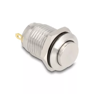   Delock Nyomógomb beszereléshez 12 mm 2 x forrasztási csatlakozó (20983)
