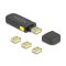 Delock USB port blokkoló szett A-típusú USB anya portok számára, 4 db. + lezáró eszköz (22031)