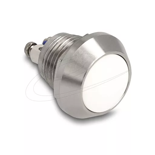 Delock Nyomógomb installáláshoz 12 mm 2 db. csavaros kapocs fehér (22035)