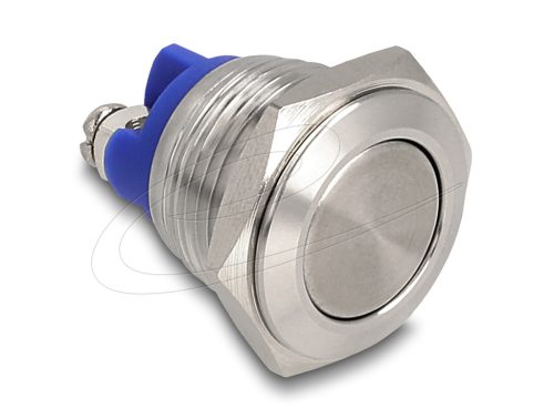 Delock Nyomógomb installáláshoz 16 mm 2 db. csavaros kapocs aktuátor lapos