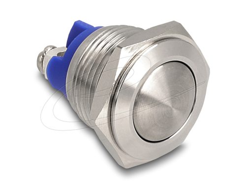 Delock Nyomógomb installáláshoz 16 mm 2 db. csavaros kapocs aktuátor nagyon domború