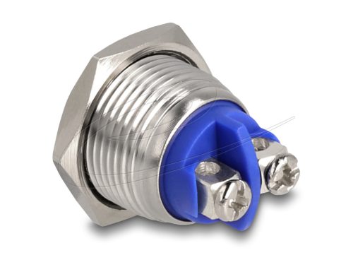 Delock Nyomógomb installáláshoz 16 mm 2 db. csavaros kapocs aktuátor nagyon magas