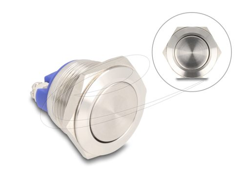 Delock Nyomógomb installáláshoz 19 mm 2 db. csavaros kapocs aktuátor lapos