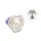 Delock Nyomógomb installáláshoz 19 mm 2 db. csavaros kapocs aktuátor nagyon domború (22041)