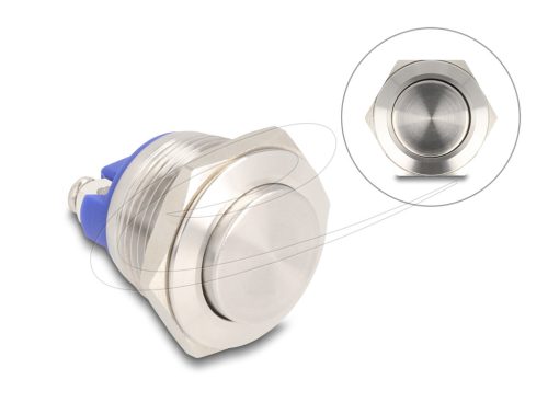 Delock Nyomógomb installáláshoz 19 mm 2 db. csavaros kapocs aktuátor magas
