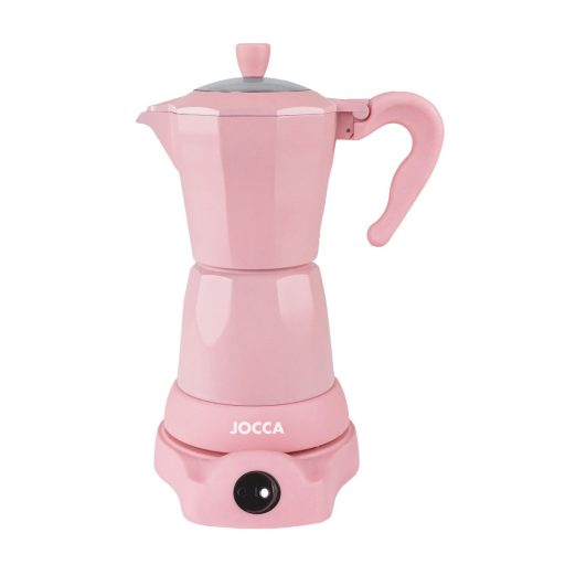 Jocca 6 csészés elektromos "olasz" kávéfőző, rózsaszín (2482)