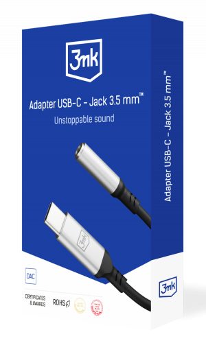 3mk Adapter USB-C - Jack 3,5 mm