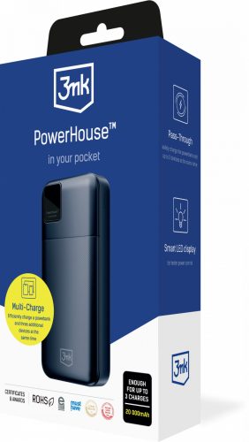 3mk PowerHouse Power bank 20000 mAh (3MK527224)