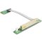 Delock emelő kártya, Mini PCI Express > PCI 32 Bit / 5 V, balos illesztés (41359)