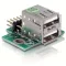 Delock USB Pinheader apa > 2x USB2.0 anya   fel (41763)