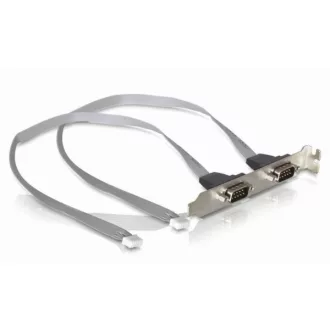 Delock slot konzol 2 x COM port 2 mm-es (41791)