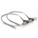 Delock slot konzol 2 x COM port 2 mm-es (41791)