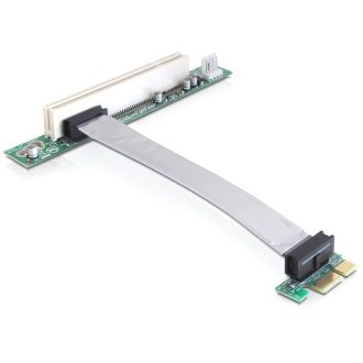   Delock PCIe Riser kártya x1 > PCI 32-Bit, 13cm-es kábellel (41857)