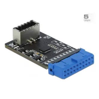   Delock USB 3.2 Gen 1 átalakító, tűfejes anya   belső A kulcs anya (41981)