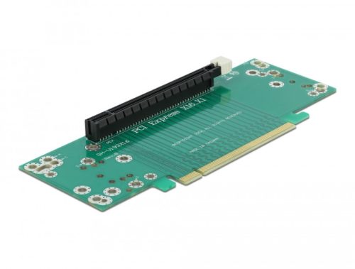 Delock Bővítőkártya PCI Express x16 - x16, bal oldali behelyezés - Csatlakozó magassága 53,9 mm (41982)