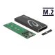 Delock Külső ház M.2 SATA SSD-hez USB Type-C  csatlakozóval anya (42003)