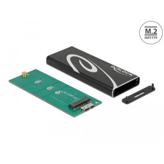   Delock Külső ház SuperSpeed USB B-kulcs M.2 SATA SSD-hez (42007)