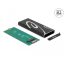 Delock Külső ház SuperSpeed USB B-kulcs M.2 SATA SSD-hez (42007)